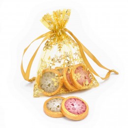 Organzasäckchen Christmas gold 48g, neutral | Preis auf Anfrage