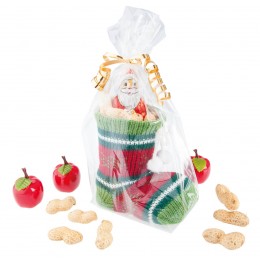 Nikolausstiefel Nuts 70g, mit Kärtchen