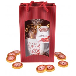 Weihnachtspräsent Glossy 120g rot neutral