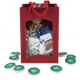 Weihnachtspräsent Glossy grün 120g mit Kärtchen