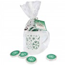 Weihnachtsbecher Glossy grün 120g mit Kärtchen