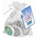 Organzasäckchen Christmas silber 48g, mit Kärtchen | Preis auf Anfrage