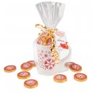 Weihnachtsbecher Glossy rot 120g neutral